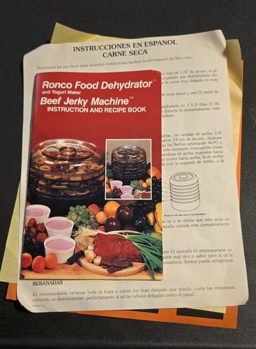 Ronco 7 Tray Food Dehydrator & Food Slicer #1888