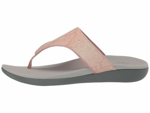 clarks rose gold flip flops