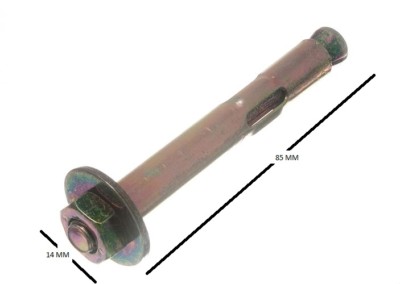 Anchor Verankerungsschraube Mit Gewinde M8 M10 80mm Länge Set 50 Stück