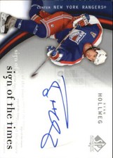 2005-06 SP Authentic Sign of the Times #RH Ryan Hollweg Auto - NM-MT