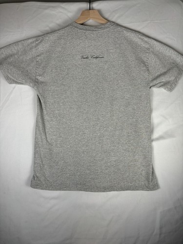 Almost Underground Shirt Mens Medium Visla California Gray Skater Y2K HUF A292 - Picture 4 of 6