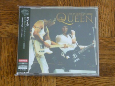 Queen: ''Live Germany 1986'' Japan 2 CD w/Obi IACD10754 [freddie mercury Q