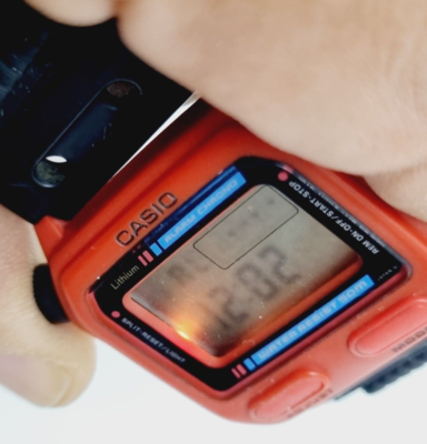 Casio Original SW 200 Red Very Rare Vintage Japan Watch | eBay