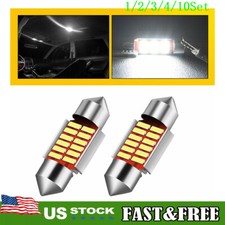 31mm Festoon De3175 Led Map Dome Interior Light Bulbs 6000k White Canbus 110set