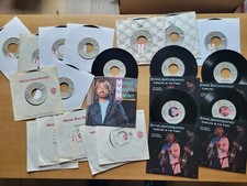 MICHAEL MARTIN MURPHEY Lot of 19 Country Folk Pop 7" 45rpm Jukebox Pic Sleeves