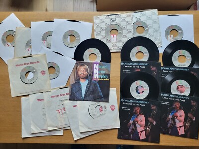 MICHAEL MARTIN MURPHEY Lot of 19 Country Folk Pop 7'' 45rpm Jukebox Pic Sleeves