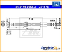 Bremsschlauch Ate 24.5140-0555.3 FüR Mercedes-Benz R-Klasse