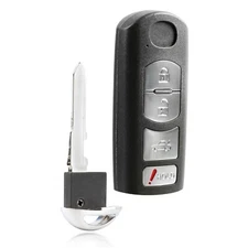 Key Fob Remote Replacement for 2010 2011 2012 2013 Mazda 3 WAZSKE13D01
