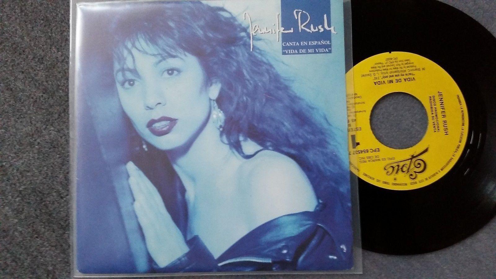 7"" Single Vinyl Jennifer Rush - Vida de mi vida Promo SUNG IN SPANISH