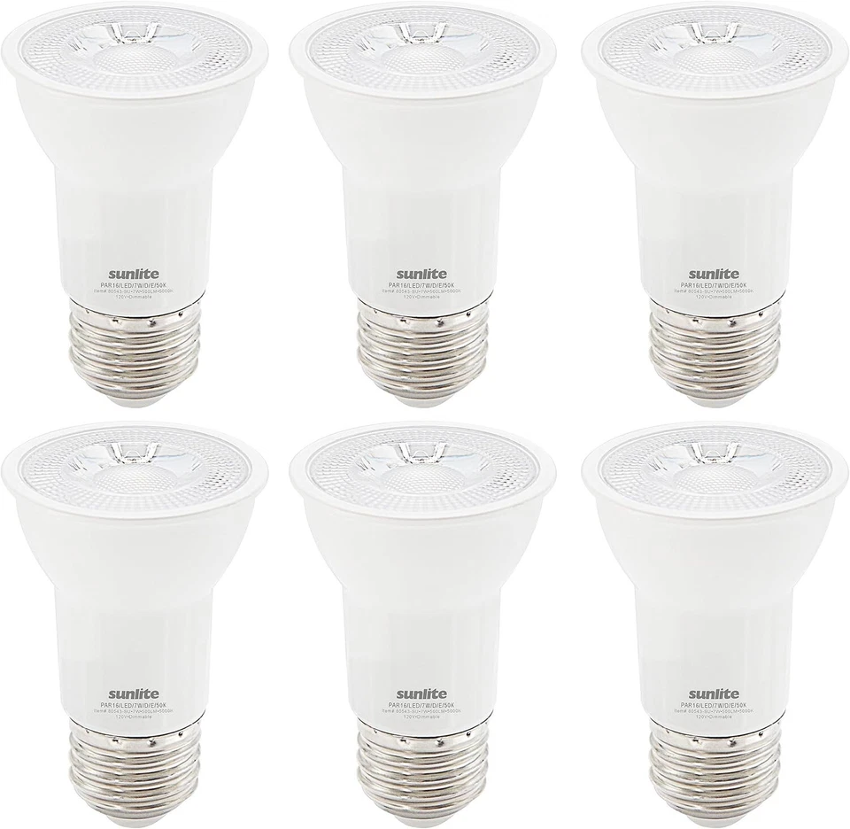 LED Long Neck Recessed Spotlight Bulb, 7 Watt, 75W Halogen Replacement, 500 L... - Image 2 of 4