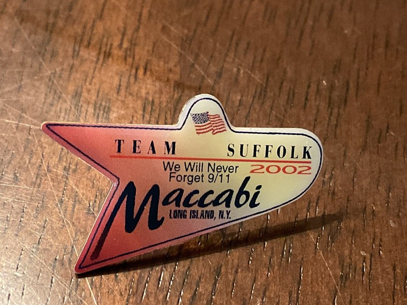 Team Suffolk 2002 Maccabi Games Pin