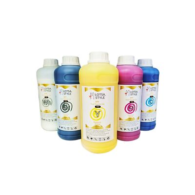 Lotsa Style Premium PRO DTF Ink Refill for Inkjet Printers Heat Transfer Film...