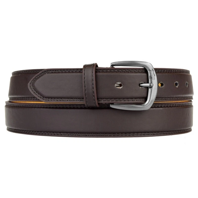 VEN TOMY Designer Herren Realleather Backing Gürtel braun NEU in XXXL Übergröße 170 cm