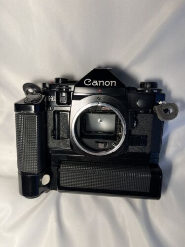 Canon A1 Body w/ MA Motor drive Excellent  - 第 1/14 張圖片