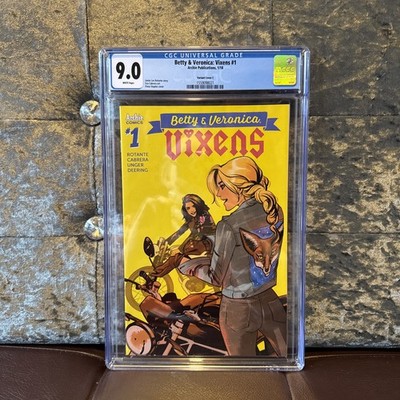 BETTY & VERONICA VIXENS #1 CGC 9.0 VARIANT COVER C 2018 archie riverdale