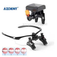 3.0x-6x Dental Surgical Medical Loupes Magnifier Binocular Ergo/LED 5W Headlight