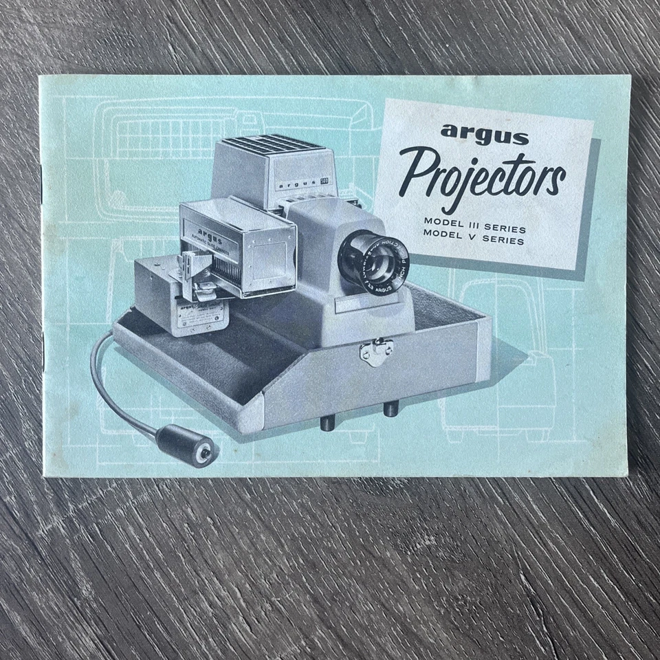 Vintage Argus Camera Projector Manuals Lot of 2 C4 C44 1950s Photography Collect - Image 2 of 4