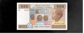 Central African States(Cameroun) 2002 500 Francs P 206U CRISP UNC!
