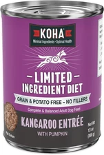 KOHA Limited Ingredient Diet Kangaroo Entrée for Dogs - 13 Ounce (Pack of 12) 