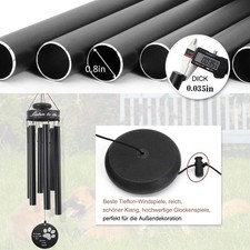 Pet Memorial Wind Chime 30 Inch Paw Print Remembrance Gift for Dog Cat Metal