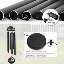 Pet Memorial Wind Chime 30 Inch Paw Print Remembrance Gift for Dog Cat Metal