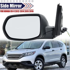 Mirror For 2012-2015 2016 Honda CR-V CRV Front Left Driver Side Textured Black