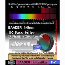 Baader Planetarium 1.25" IR-Pass Filter 685nm  FIRP-1 2458385
