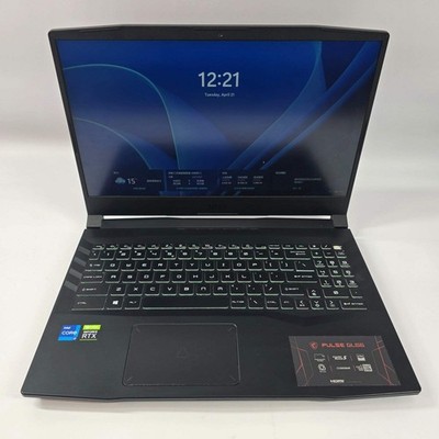 Broken MSI Pulse GL66 15.6'' i7-11800H 2.3GHz 16GB RAM 1TB SSD GeForce RTX 3050
