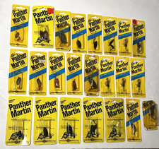 Lot of 23 - PANTHER MARTIN Fishing SPINNERS LURES Italy MOST DIFFERENT *NEW*