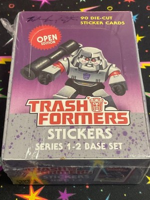 TRASHFORMERS - FULL SERIES 1 and 2 - Outside signed by Mark Pingitore