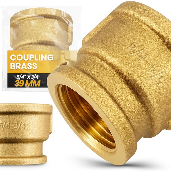 Messing Kupplung Fitting 5/4X3/4 Ig Muffe ReduzierstüCk Wasser Gewindefitting-image
