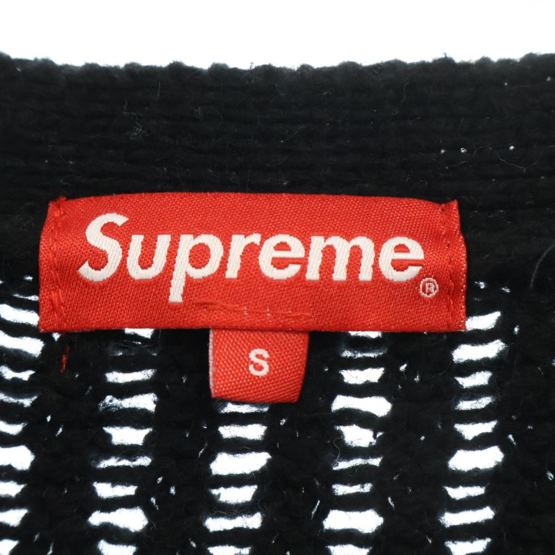 Supreme 16AW Cable Knit Cardigan Black Used Supreme 16AW Cable Knit Cardigan Black Used