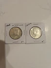 Lot Of [2] 90% SILVER KENNEDY HALF DOLLARS 1964, .723 Ozs Of Silver Free S&H