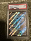 Pokemon 2024 PAF en Mew EX #216 Shiny Ultra Rare PSA 9