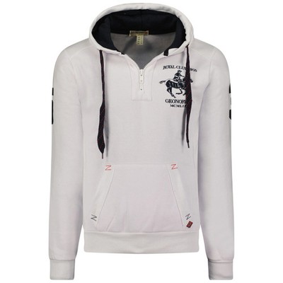 Geographical Norway FOLTON EO MEN 100 Herren Kapuzenpullover WW4783H/GNO-White