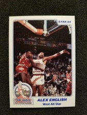 1984 Star Denver Police all star game ALEX ENGLISH card # 18  [C7]