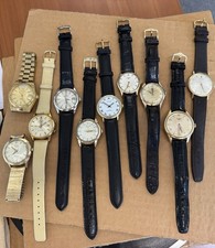 Antique Estate Watch Lot 14k Gold GF Longines Corum Tudor Vulcain JLC Bumper