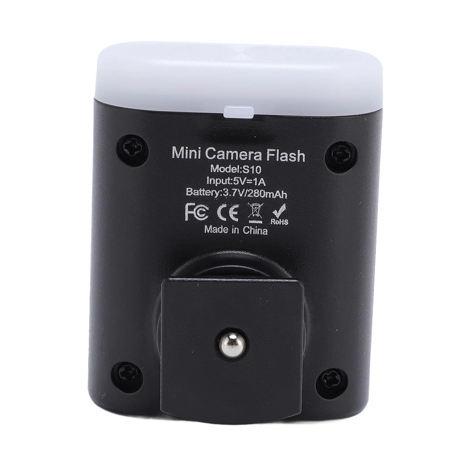 Small Camera Flash High Brightness 5600K Hot Shoe Flash 1/200s Flash Rate For - Image 3 of 4