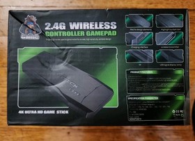 Plug 'n Play Game Stick Lite 2.4G 4K HDMI WIRELESS 10000+C New In Box