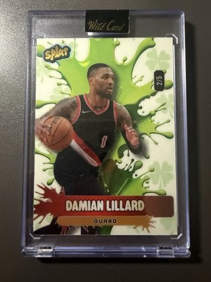 Wild Card 2026 Splat Damian Lillard SLSCBa1-DL Serial Numbered 2/5