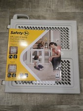Safety 1st Baby Gate 28" - 42" Wide, Pressure Mount w/ Lock and Swing Gate
