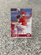 2018 Donruss Diamond Kings Shohei Ohtani #73 Knee Up/Wind Up Variation SP Angels