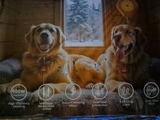 CAWRMT 800W Dog House Heater, Wall Mount 9.84ft Anti-Bite NEW