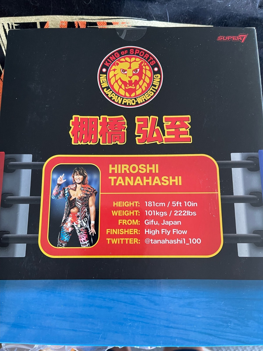 Hiroshi Tanahashi Super 7 Ultimates NJPW Figure MOC 2021 Signed