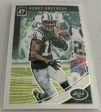 2018 Donruss Optic Football Robby Anderson New York Jets base card #74