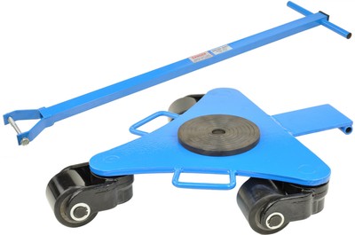 Panzerrollen 3 schwenkbare 2t PU-Rollen drehbarer Auflageteller mit