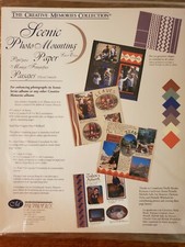 Creative Memories 10x12 Classic Scenic Photo Mounting Paper  7 colors/14 sheets