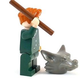 LEGO Harry Potter Professor Remus Lupin Werewolf Minifigure in 2004 set 4756