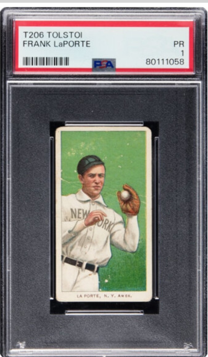 T206 FRANK LAPORTE TOLSTOI PSA 1