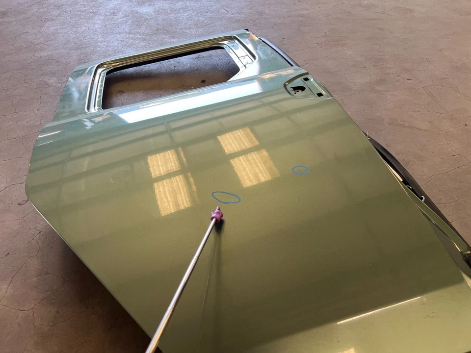 03-06 HONDA ELEMENT EX LX DX REAR RIGHT PASS SIDE DOOR SHELL GREEN, OEM LOT3448 - Изображение 4 из 4